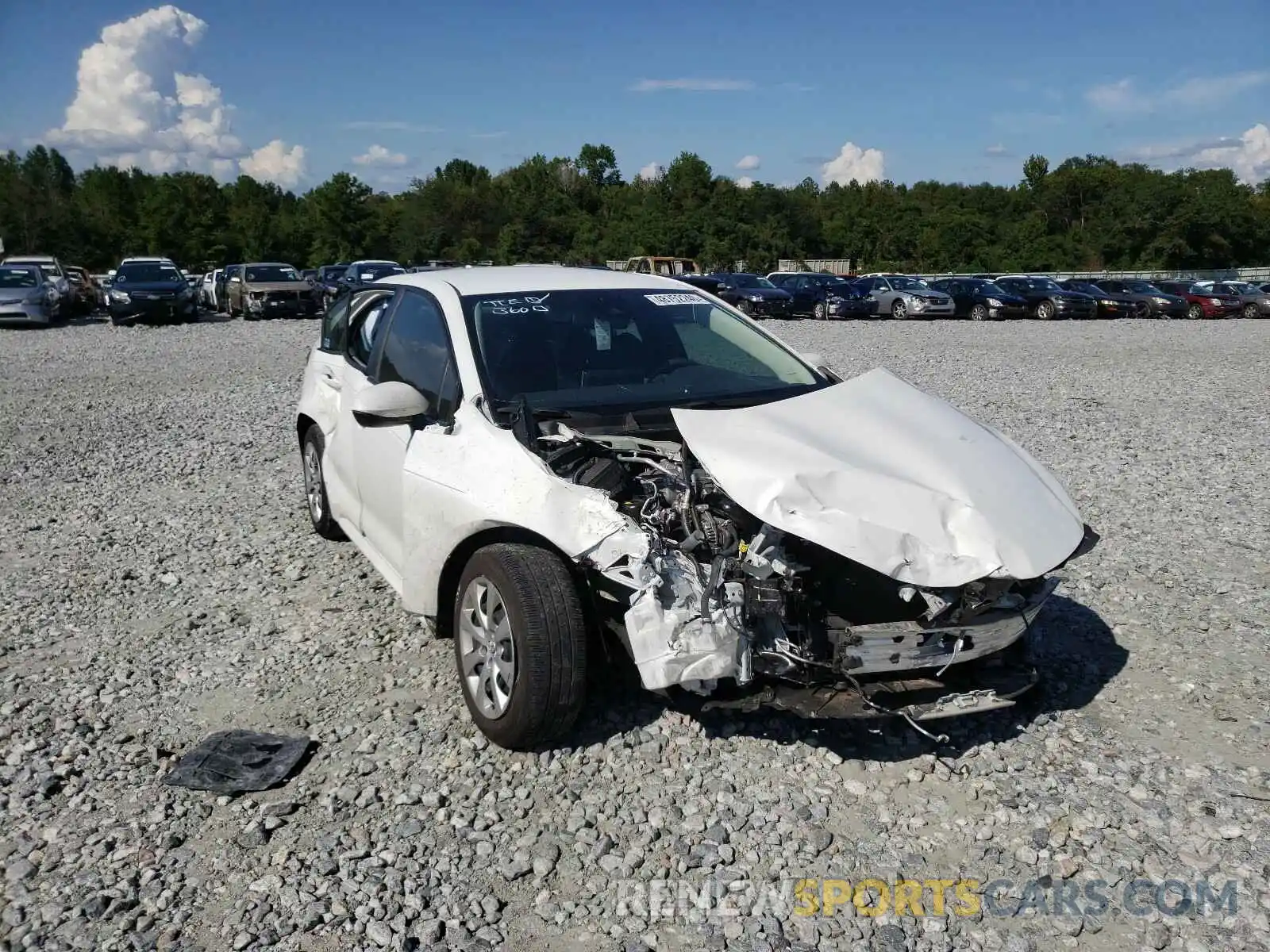 9 Фотография поврежденного автомобиля JTDEPRAE3LJ002369 TOYOTA COROLLA 2020