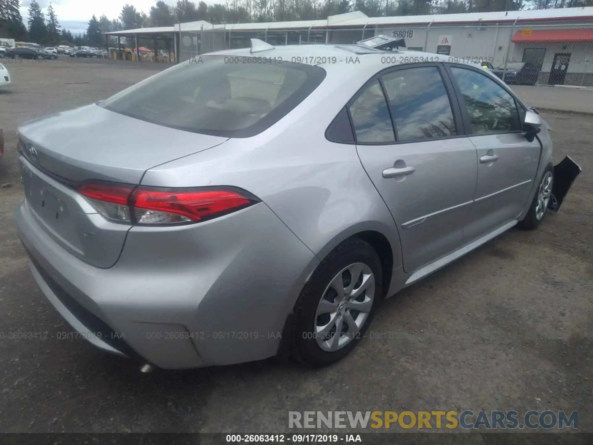 4 Photograph of a damaged car JTDEPRAE3LJ002470 TOYOTA COROLLA 2020