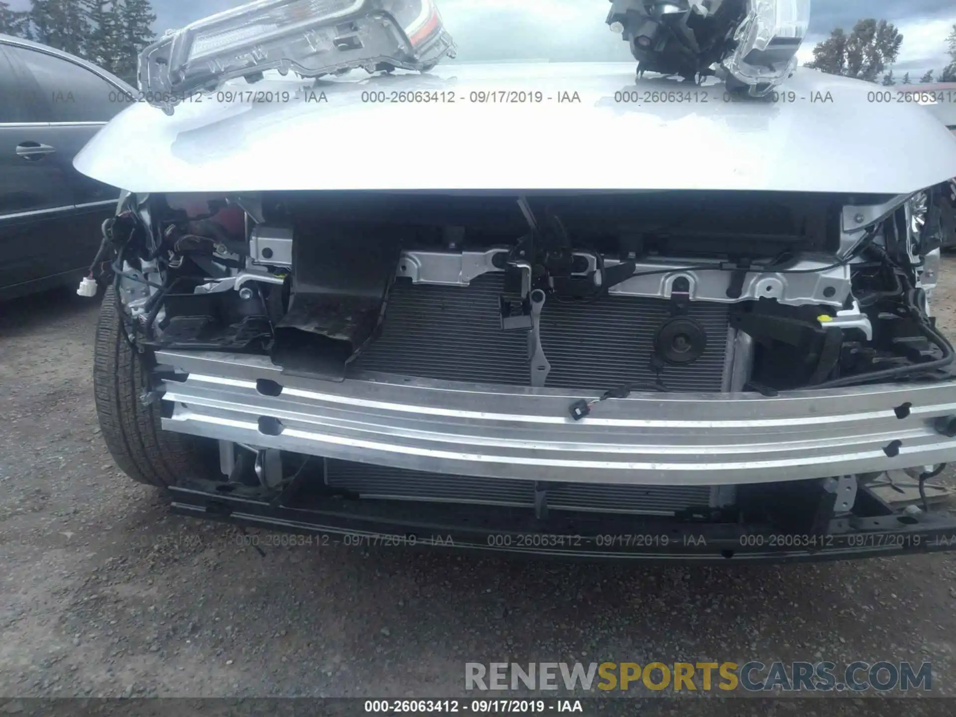 6 Photograph of a damaged car JTDEPRAE3LJ002470 TOYOTA COROLLA 2020