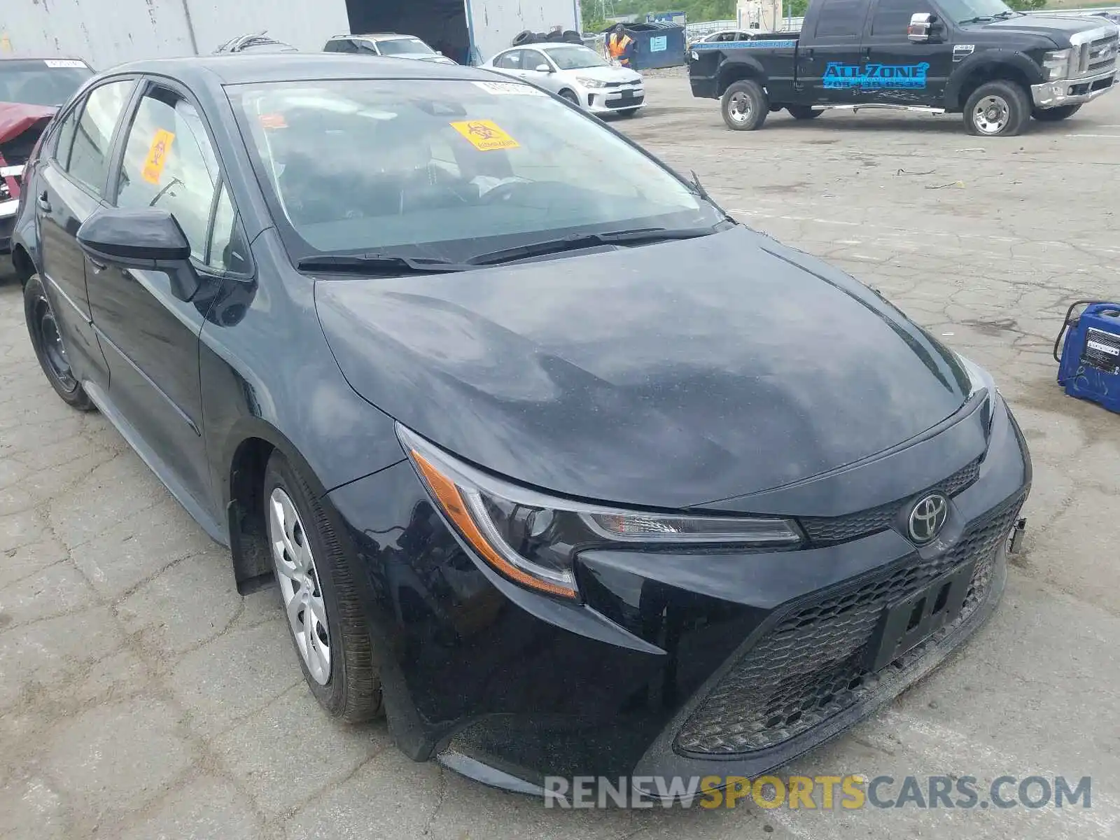 1 Photograph of a damaged car JTDEPRAE3LJ002498 TOYOTA COROLLA 2020