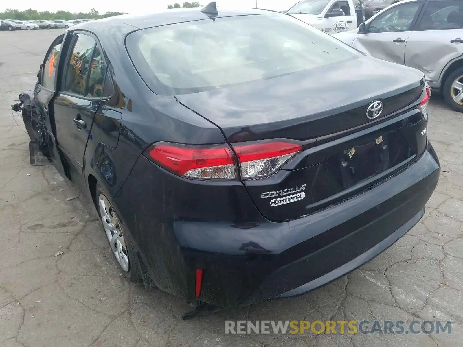 3 Photograph of a damaged car JTDEPRAE3LJ002498 TOYOTA COROLLA 2020