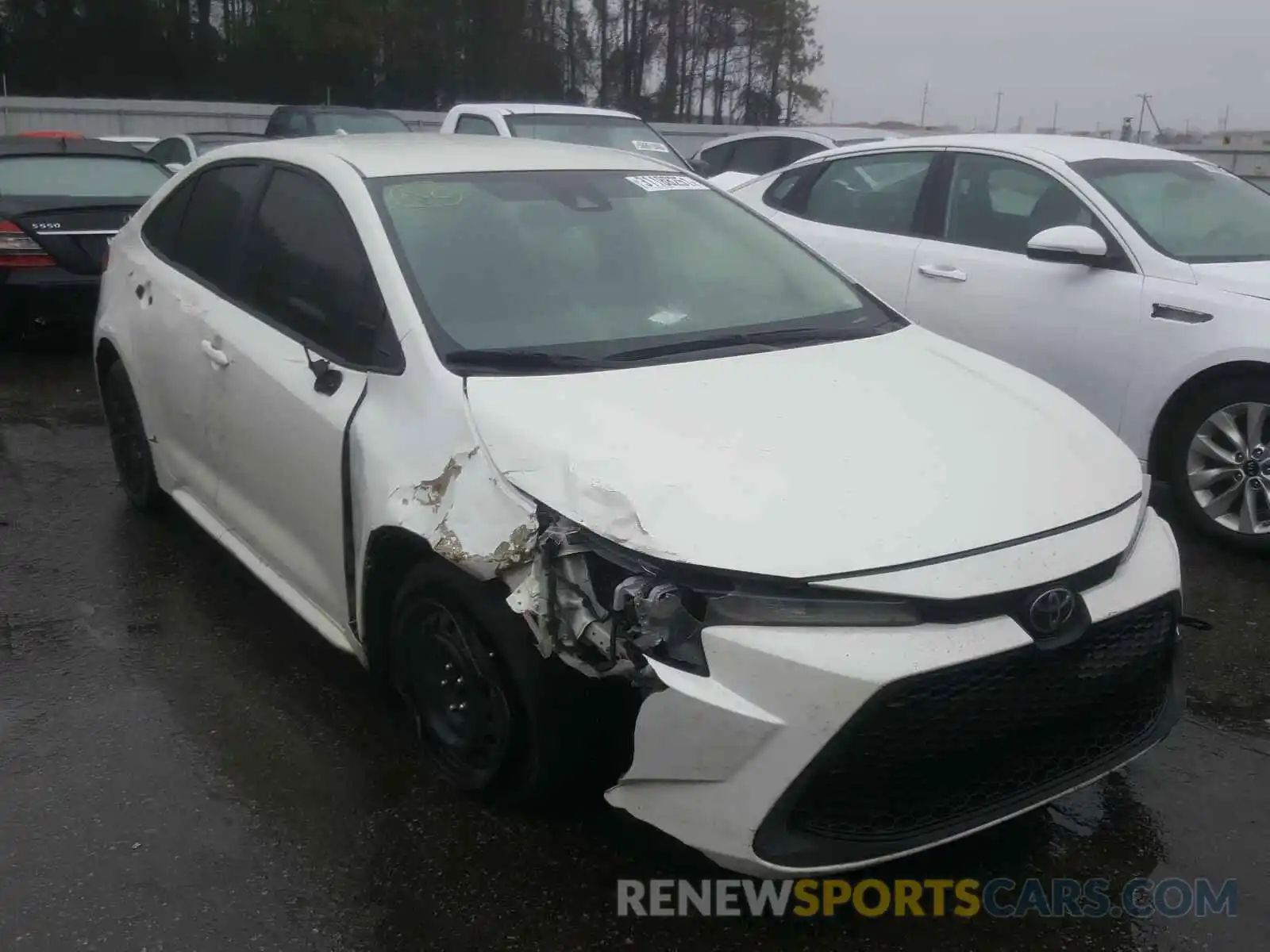 1 Photograph of a damaged car JTDEPRAE3LJ002713 TOYOTA COROLLA 2020