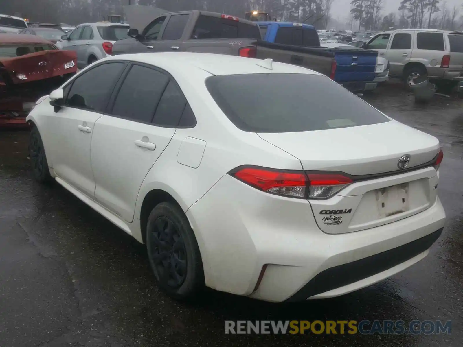 3 Photograph of a damaged car JTDEPRAE3LJ002713 TOYOTA COROLLA 2020