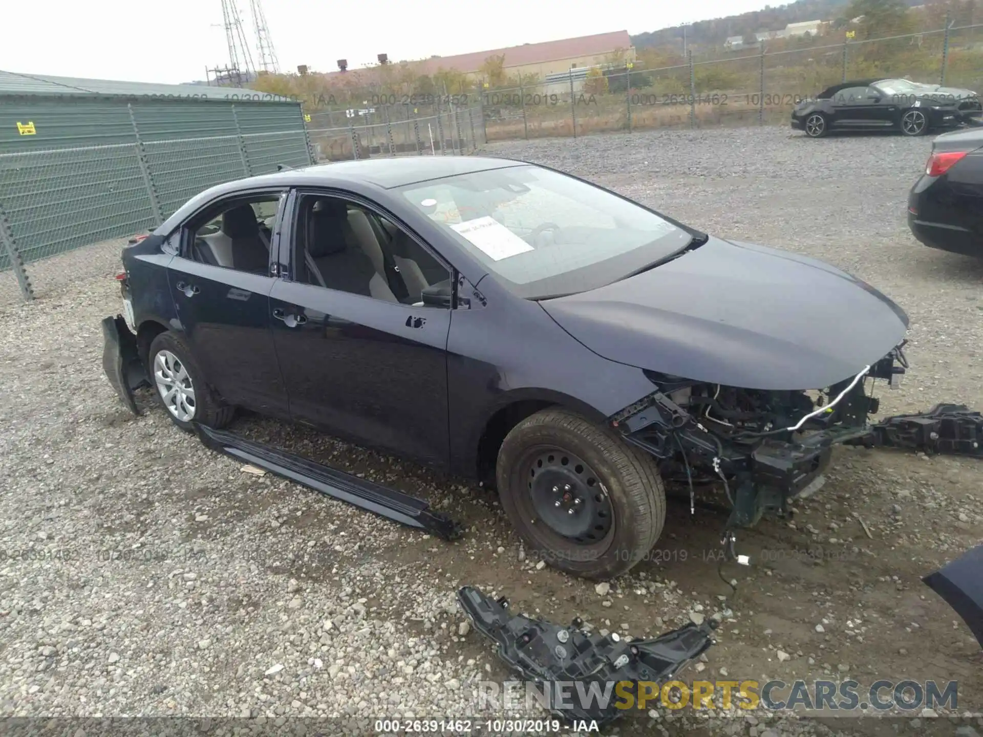 1 Photograph of a damaged car JTDEPRAE3LJ003568 TOYOTA COROLLA 2020