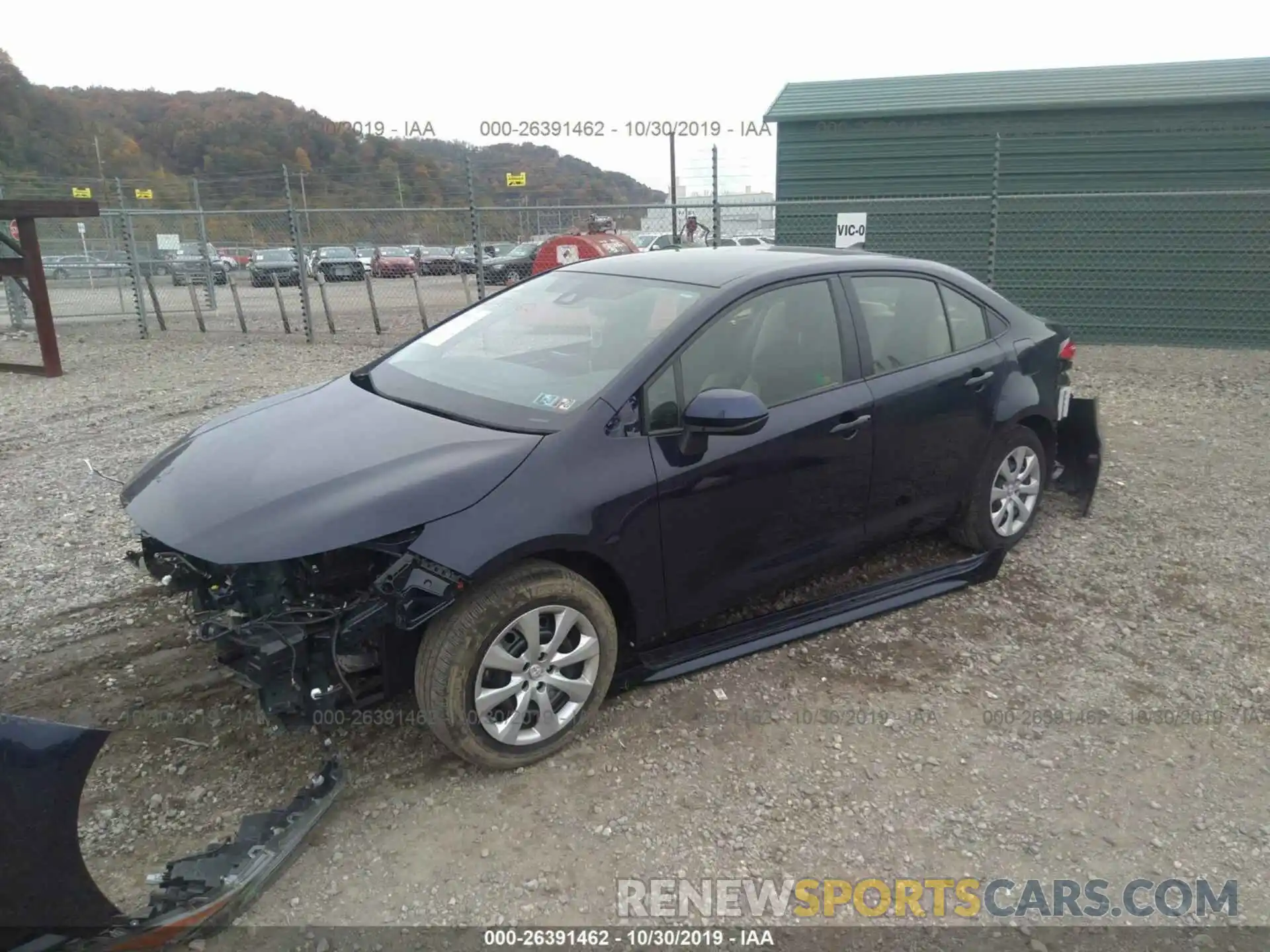 2 Photograph of a damaged car JTDEPRAE3LJ003568 TOYOTA COROLLA 2020