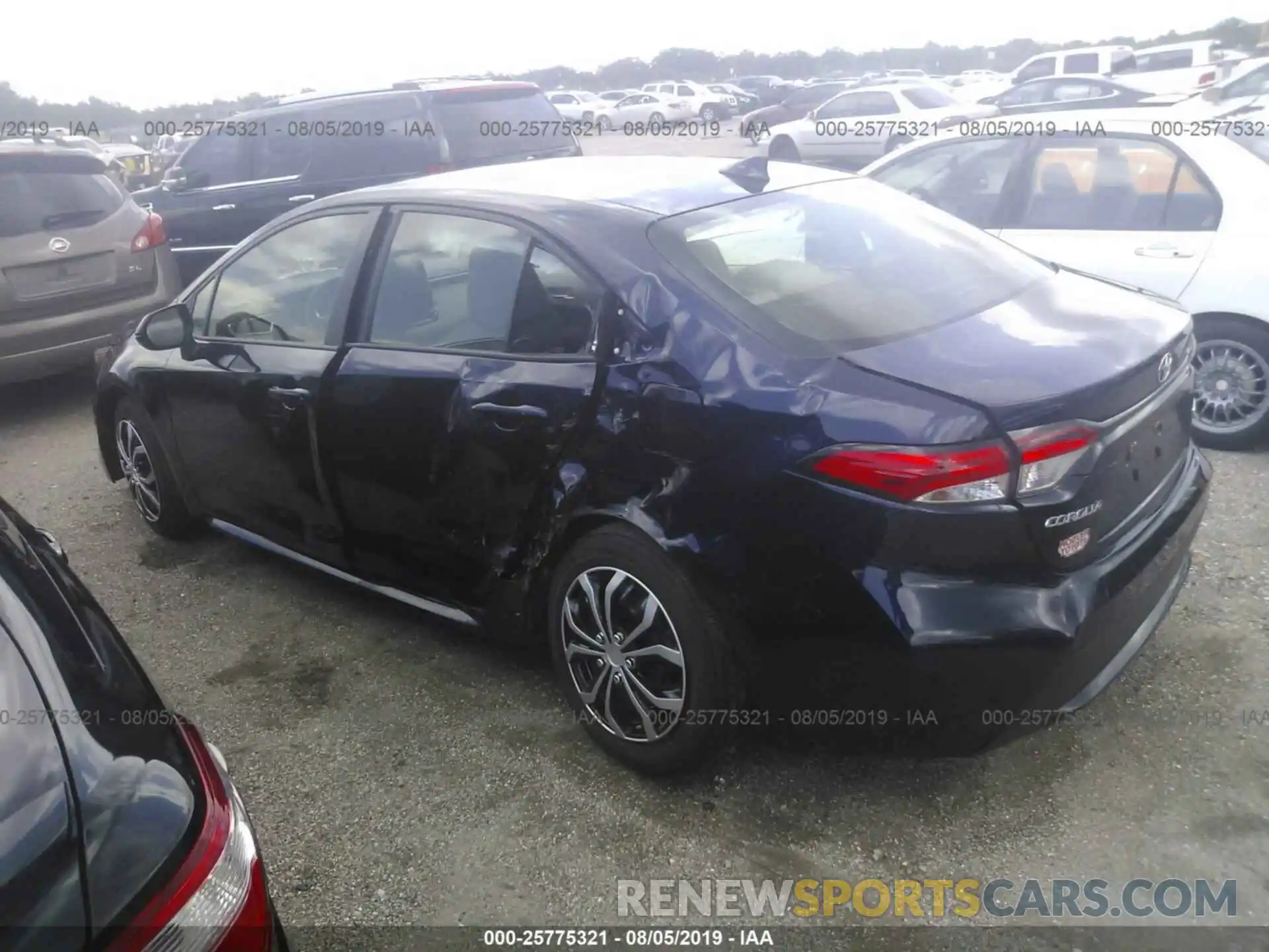 3 Photograph of a damaged car JTDEPRAE3LJ003912 TOYOTA COROLLA 2020