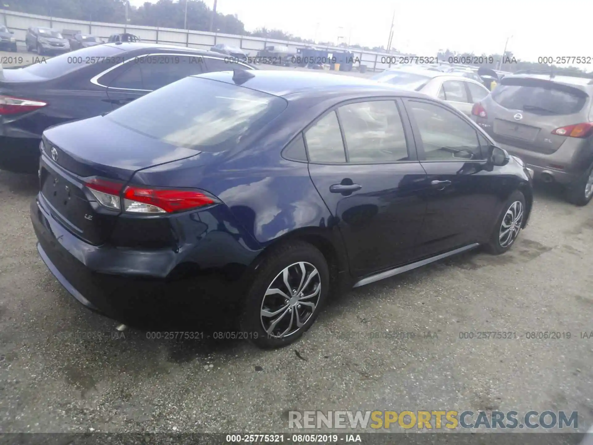 4 Photograph of a damaged car JTDEPRAE3LJ003912 TOYOTA COROLLA 2020