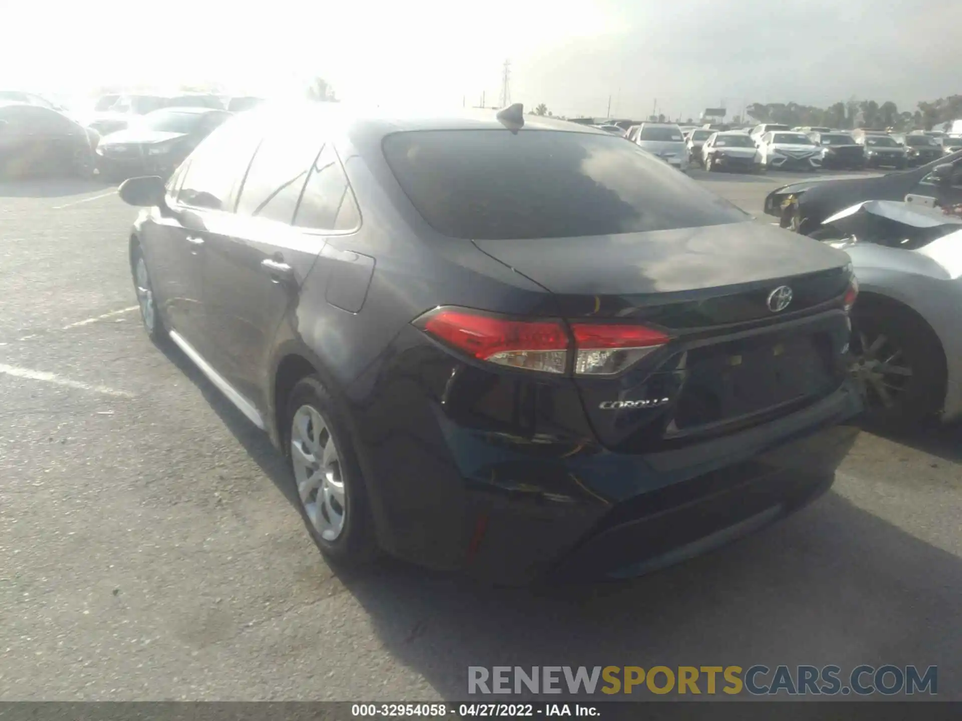 3 Photograph of a damaged car JTDEPRAE3LJ004008 TOYOTA COROLLA 2020