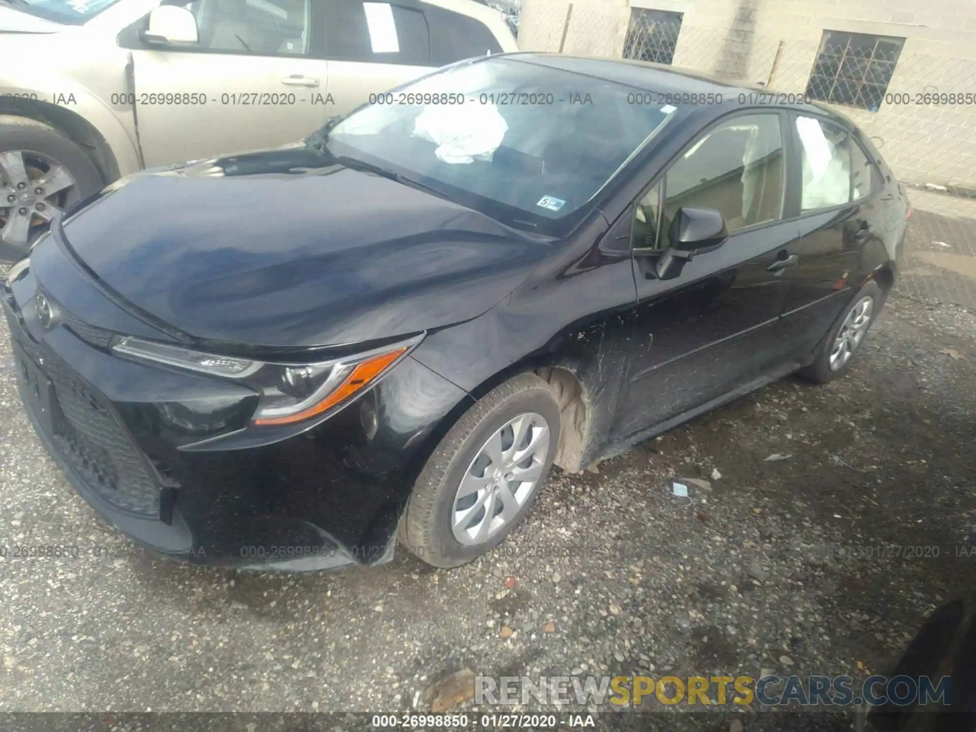 2 Photograph of a damaged car JTDEPRAE3LJ004879 TOYOTA COROLLA 2020