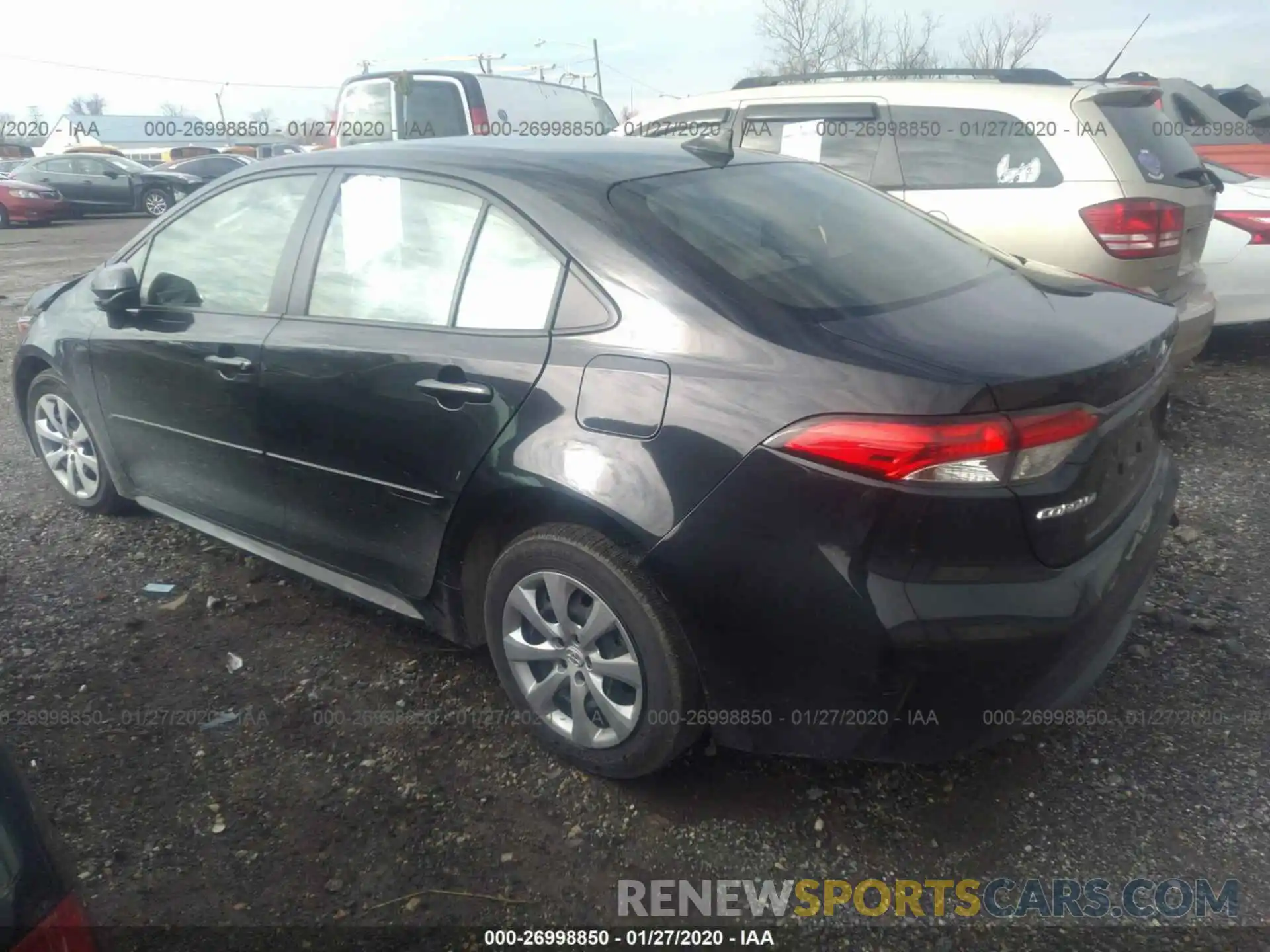 3 Photograph of a damaged car JTDEPRAE3LJ004879 TOYOTA COROLLA 2020