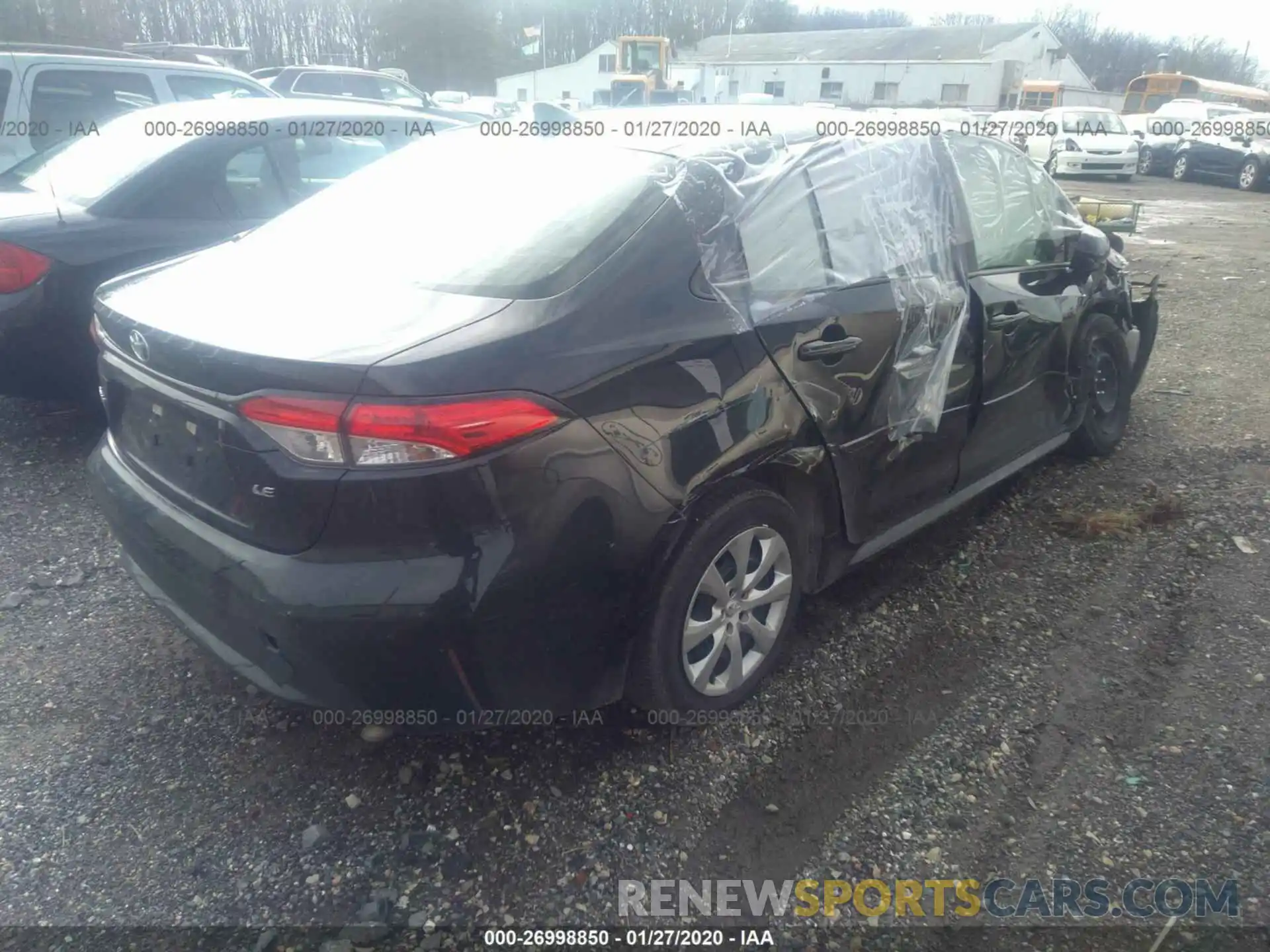 4 Photograph of a damaged car JTDEPRAE3LJ004879 TOYOTA COROLLA 2020