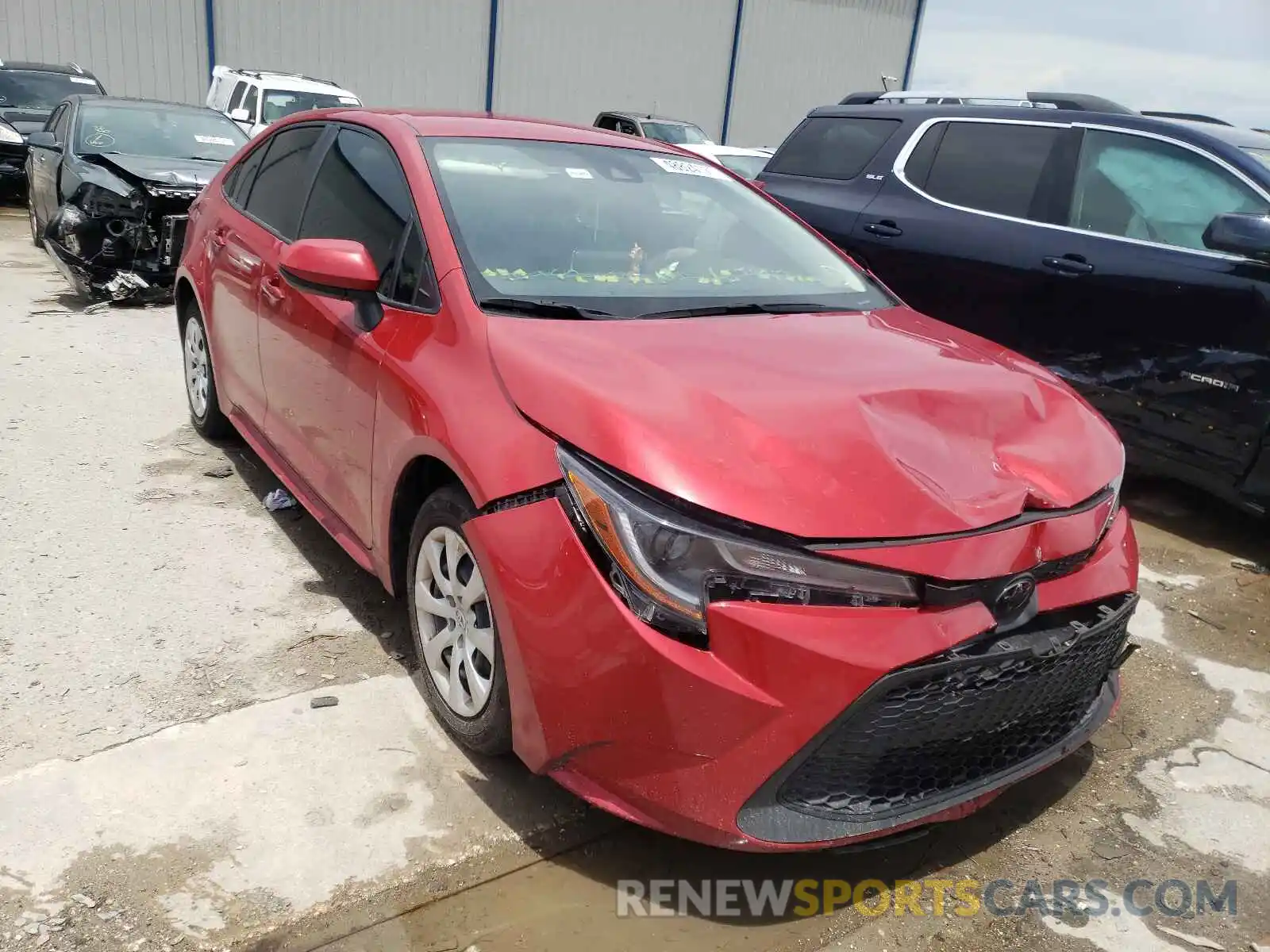 1 Photograph of a damaged car JTDEPRAE3LJ005272 TOYOTA COROLLA 2020