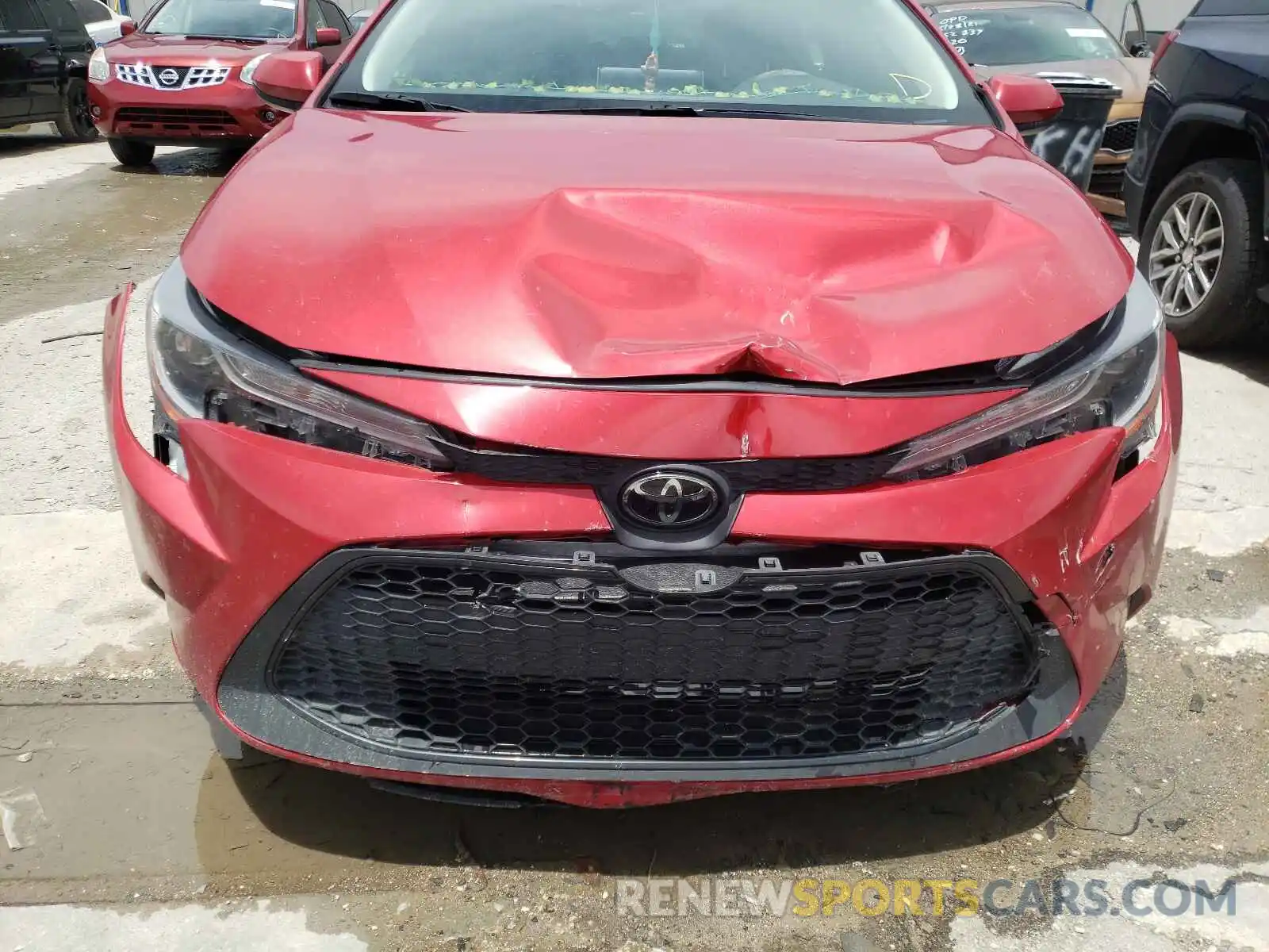 9 Photograph of a damaged car JTDEPRAE3LJ005272 TOYOTA COROLLA 2020