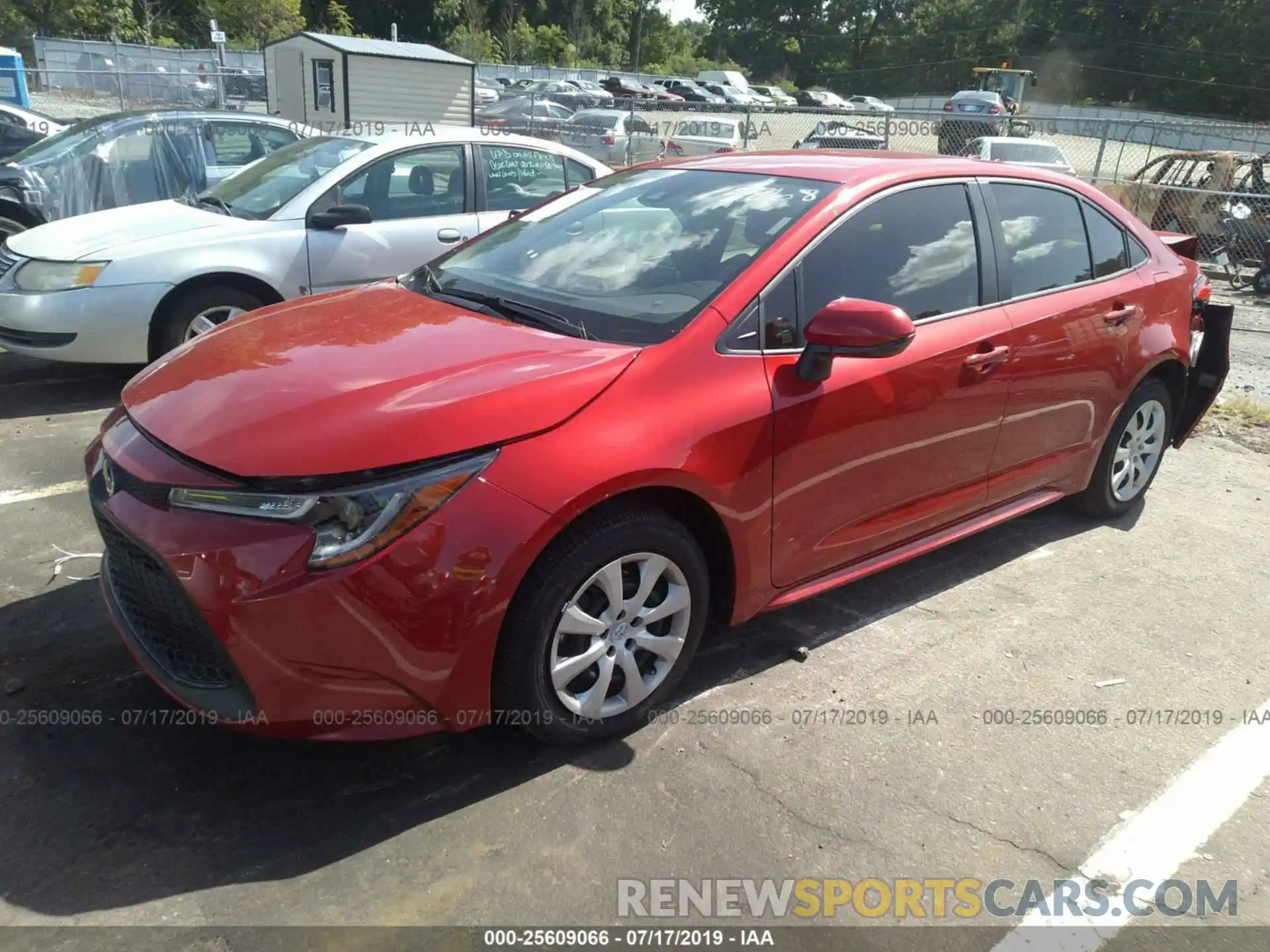 2 Photograph of a damaged car JTDEPRAE3LJ005868 TOYOTA COROLLA 2020