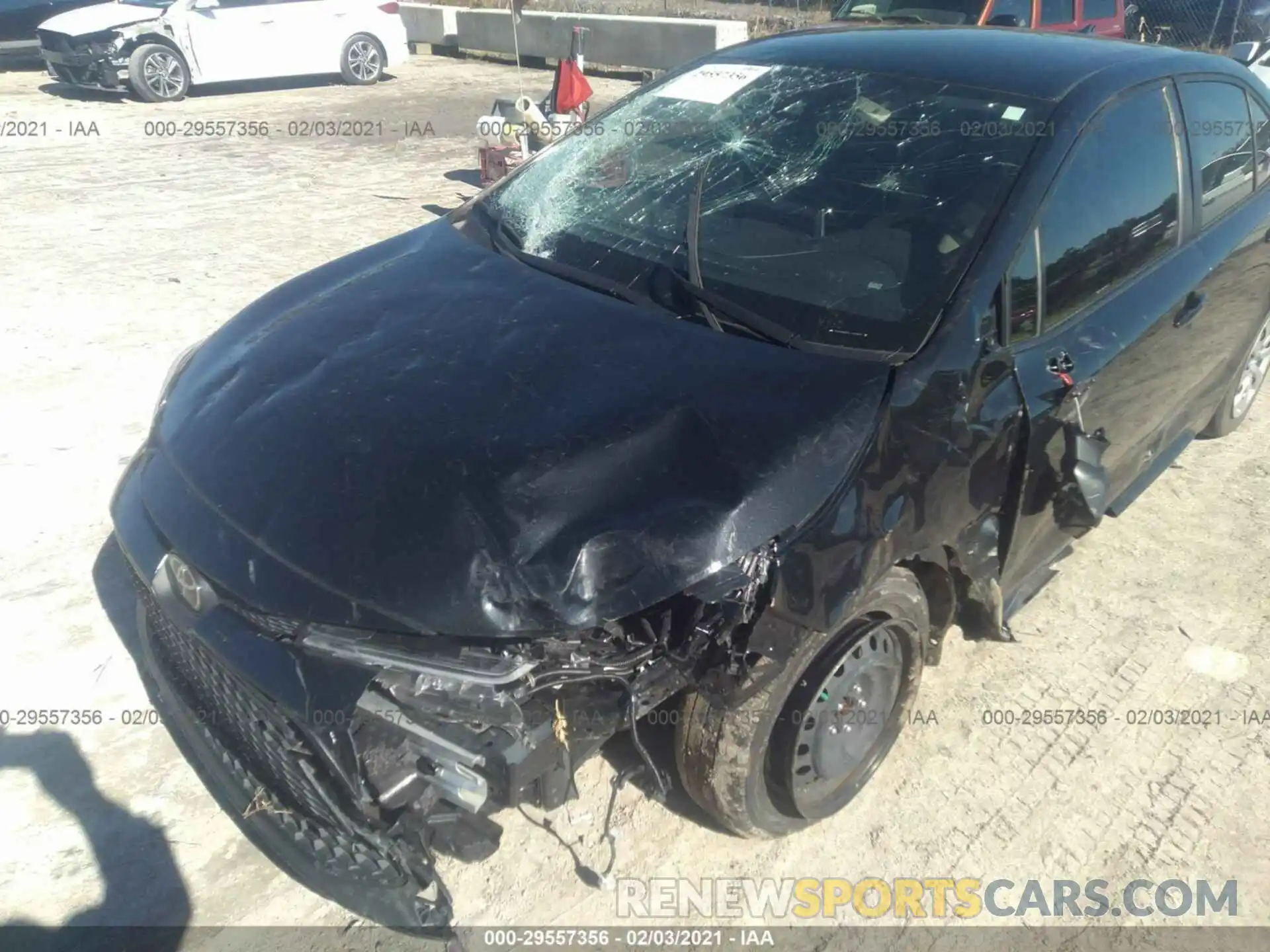 6 Photograph of a damaged car JTDEPRAE3LJ007071 TOYOTA COROLLA 2020
