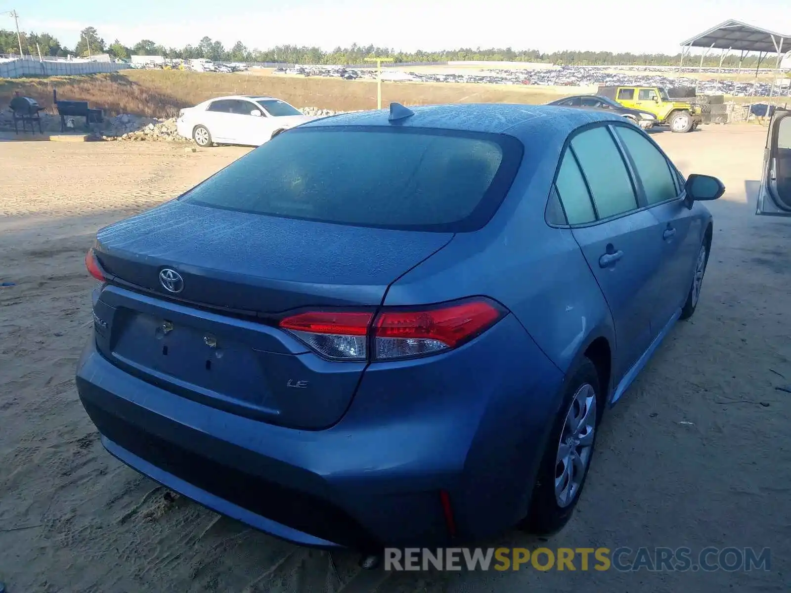 4 Photograph of a damaged car JTDEPRAE3LJ007331 TOYOTA COROLLA 2020