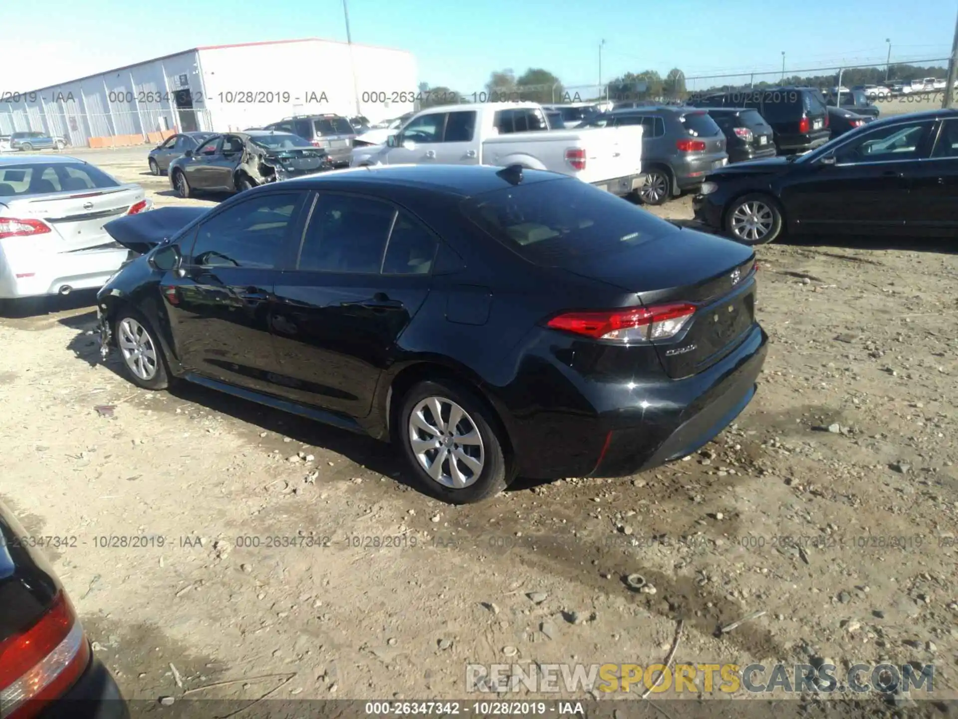 3 Photograph of a damaged car JTDEPRAE3LJ008043 TOYOTA COROLLA 2020