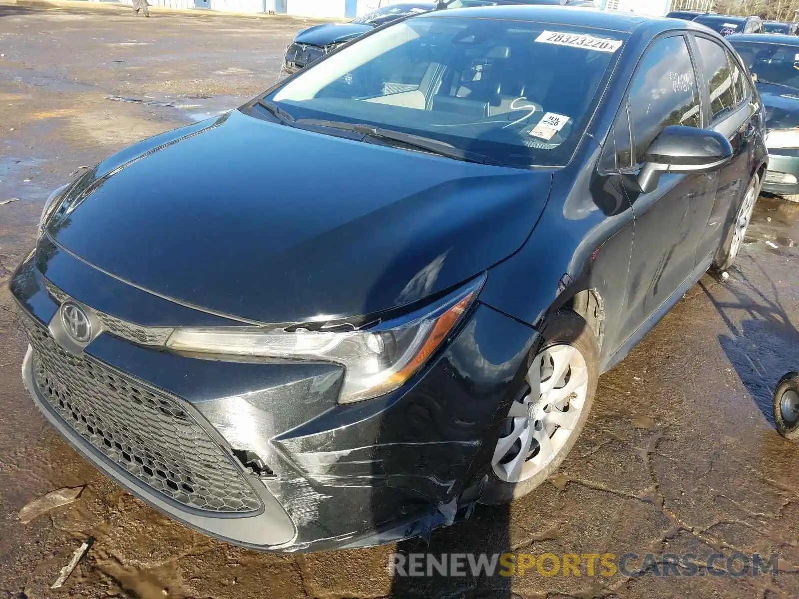 2 Photograph of a damaged car JTDEPRAE3LJ008236 TOYOTA COROLLA 2020