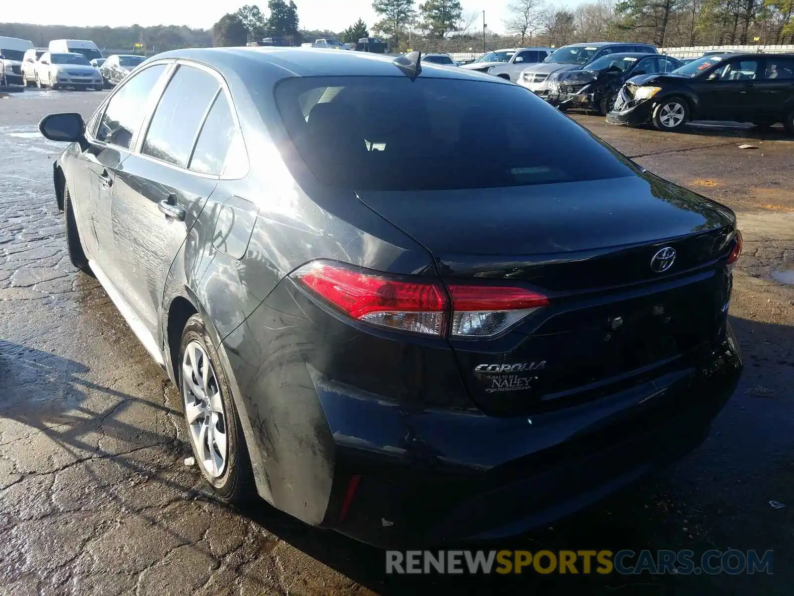 3 Photograph of a damaged car JTDEPRAE3LJ008236 TOYOTA COROLLA 2020