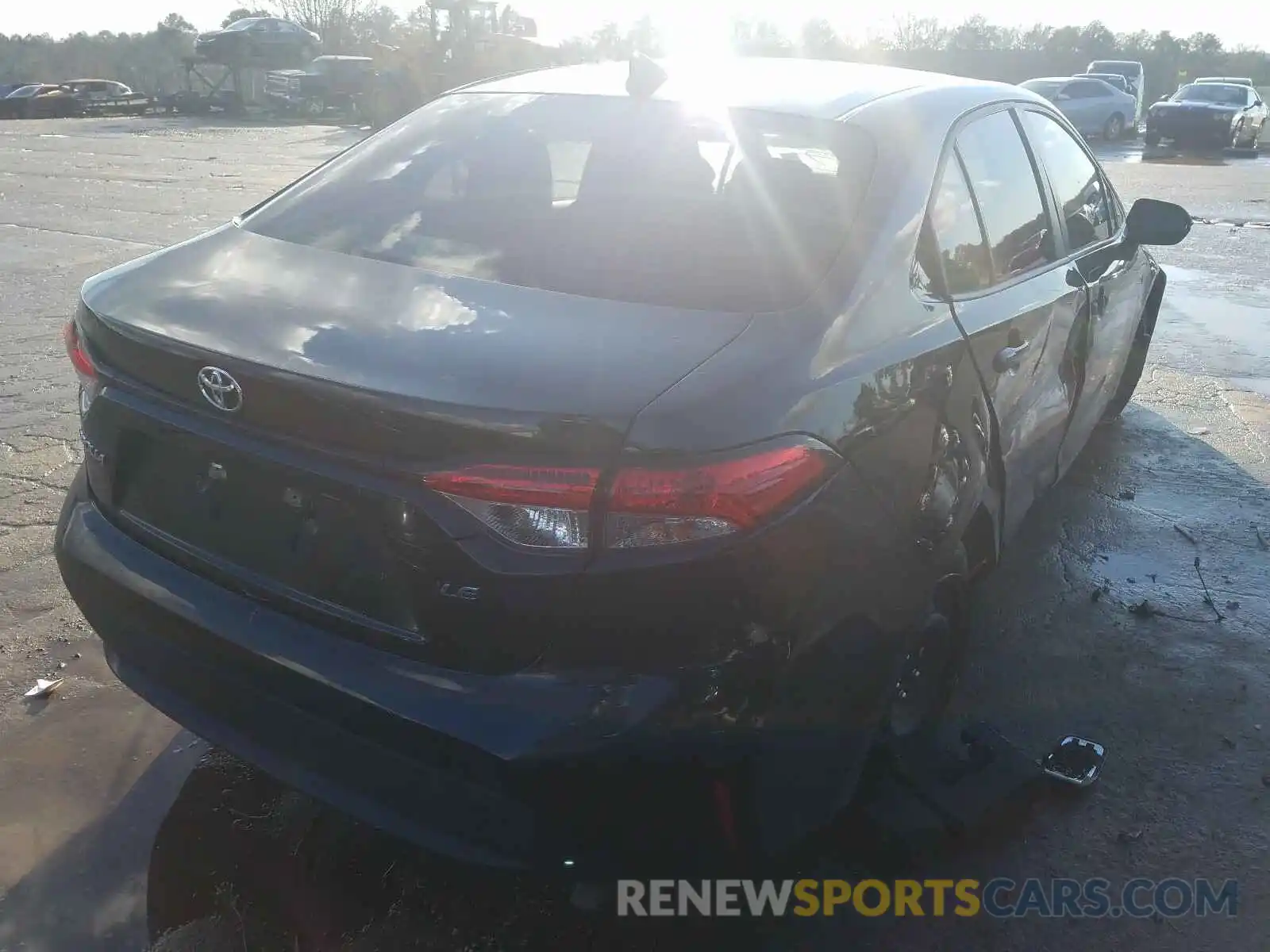 4 Photograph of a damaged car JTDEPRAE3LJ008236 TOYOTA COROLLA 2020