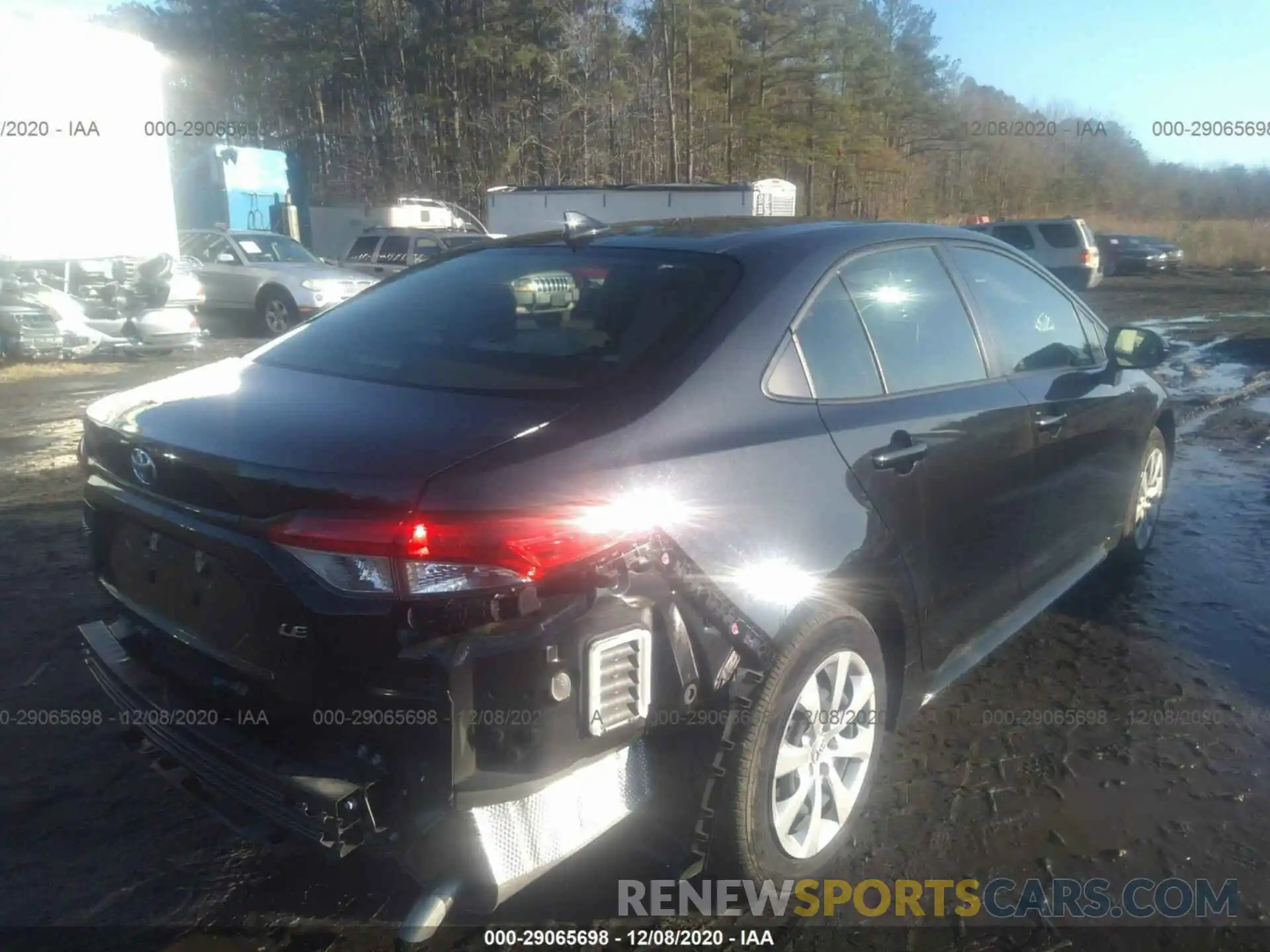 4 Photograph of a damaged car JTDEPRAE3LJ008463 TOYOTA COROLLA 2020