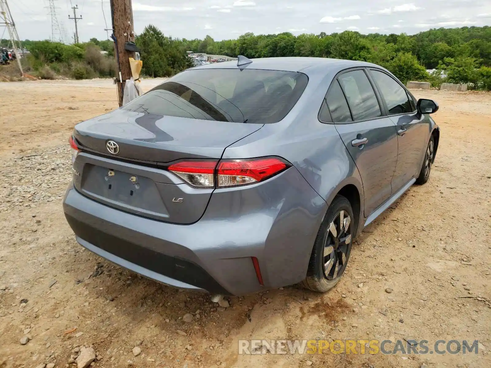 4 Photograph of a damaged car JTDEPRAE3LJ008866 TOYOTA COROLLA 2020