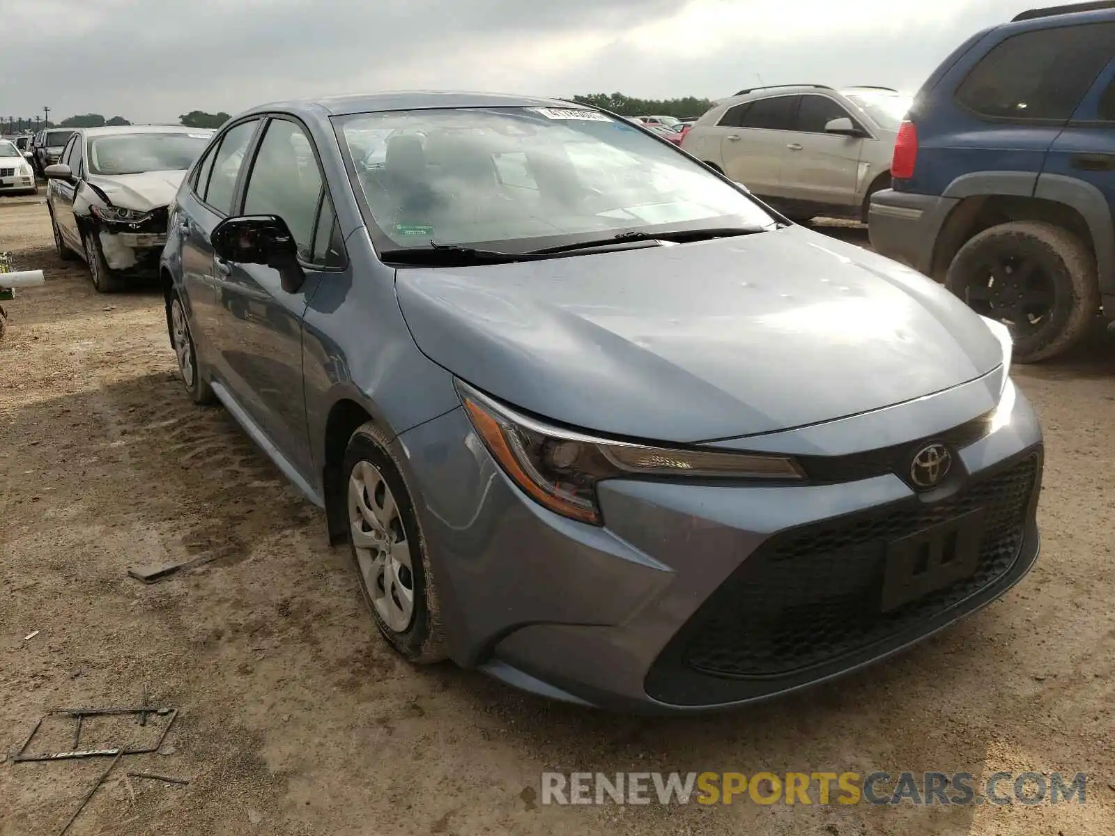 1 Photograph of a damaged car JTDEPRAE3LJ009015 TOYOTA COROLLA 2020