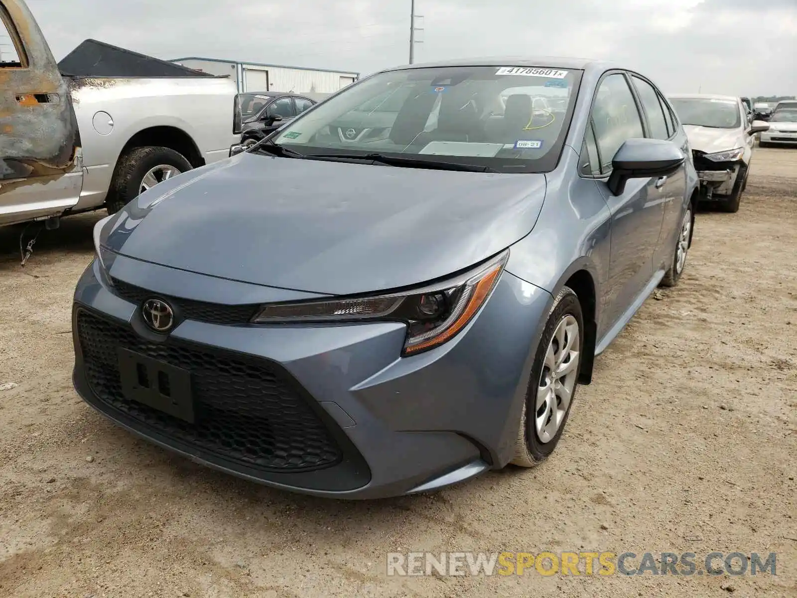 2 Photograph of a damaged car JTDEPRAE3LJ009015 TOYOTA COROLLA 2020