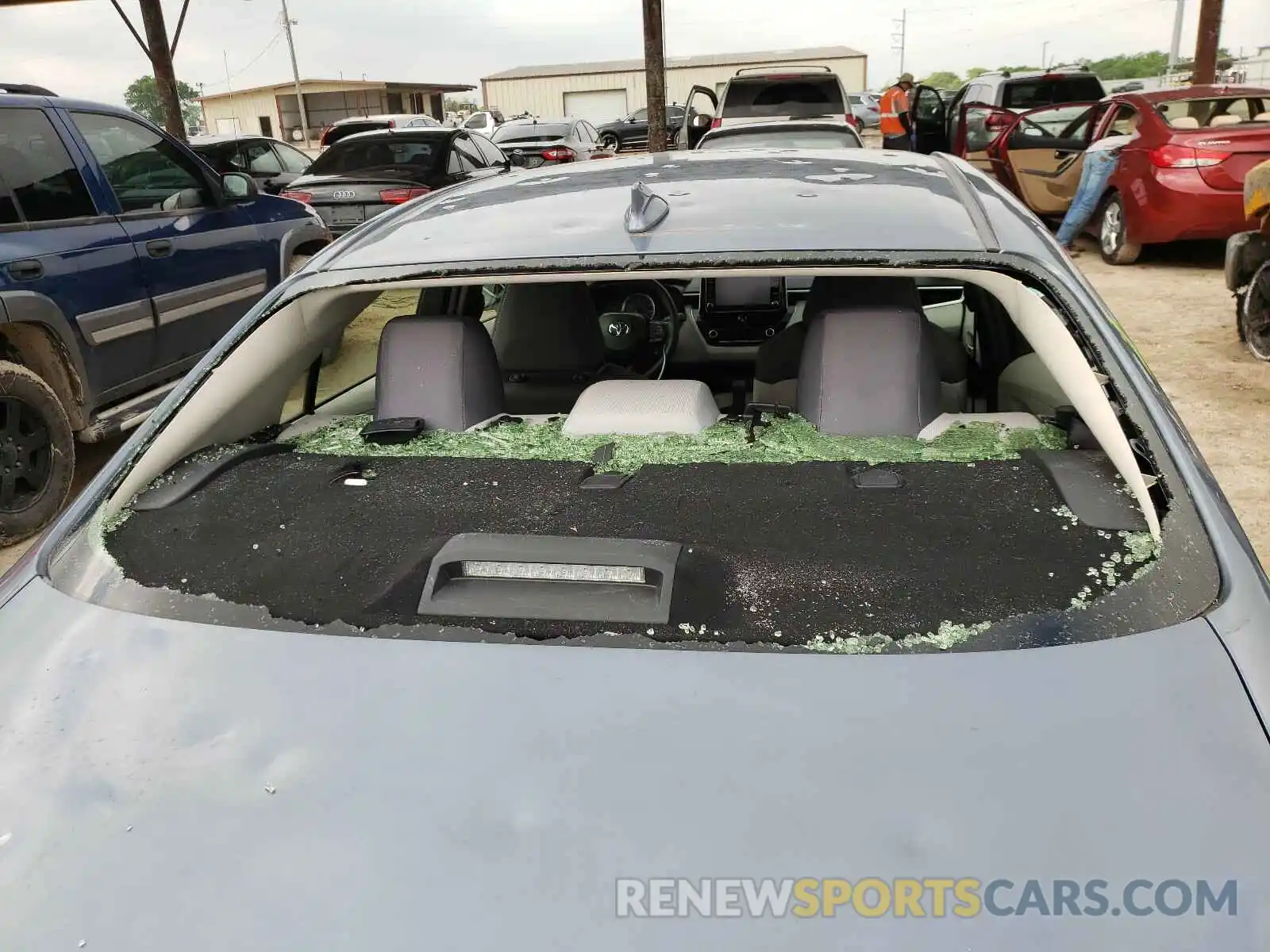 9 Photograph of a damaged car JTDEPRAE3LJ009015 TOYOTA COROLLA 2020