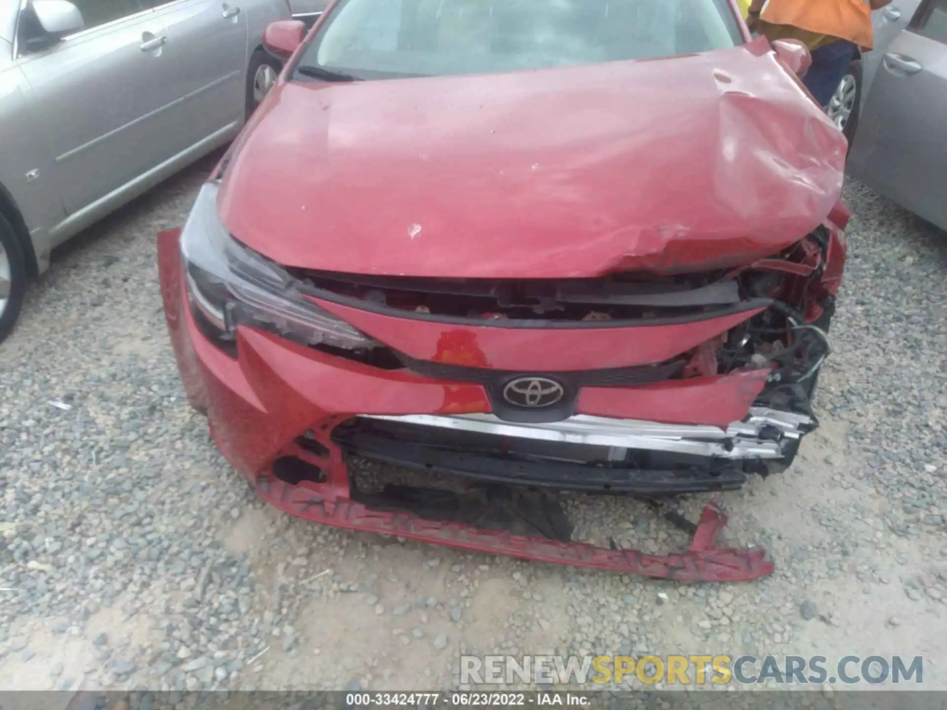 6 Photograph of a damaged car JTDEPRAE3LJ009502 TOYOTA COROLLA 2020