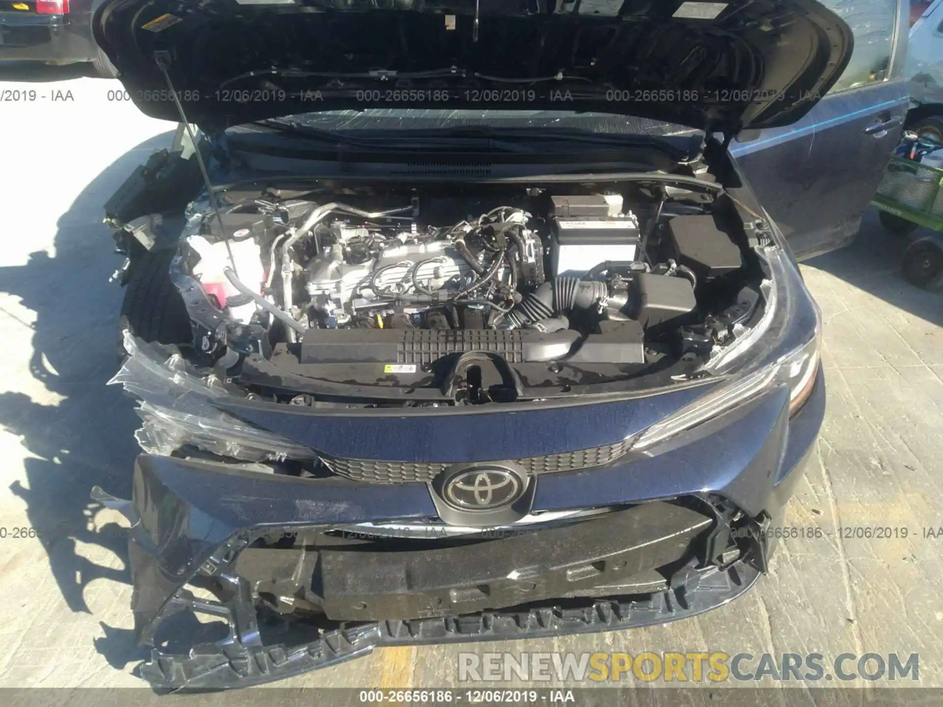 10 Photograph of a damaged car JTDEPRAE3LJ009645 TOYOTA COROLLA 2020