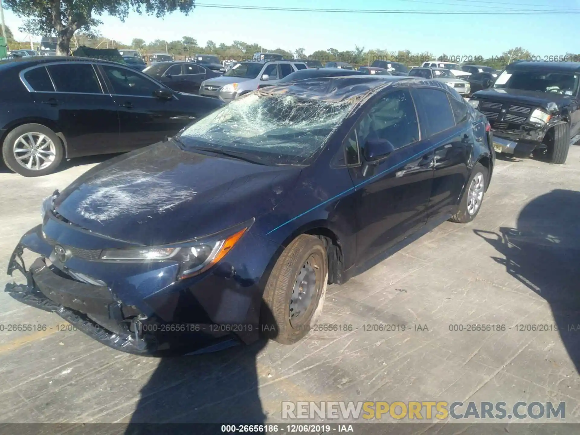 2 Photograph of a damaged car JTDEPRAE3LJ009645 TOYOTA COROLLA 2020