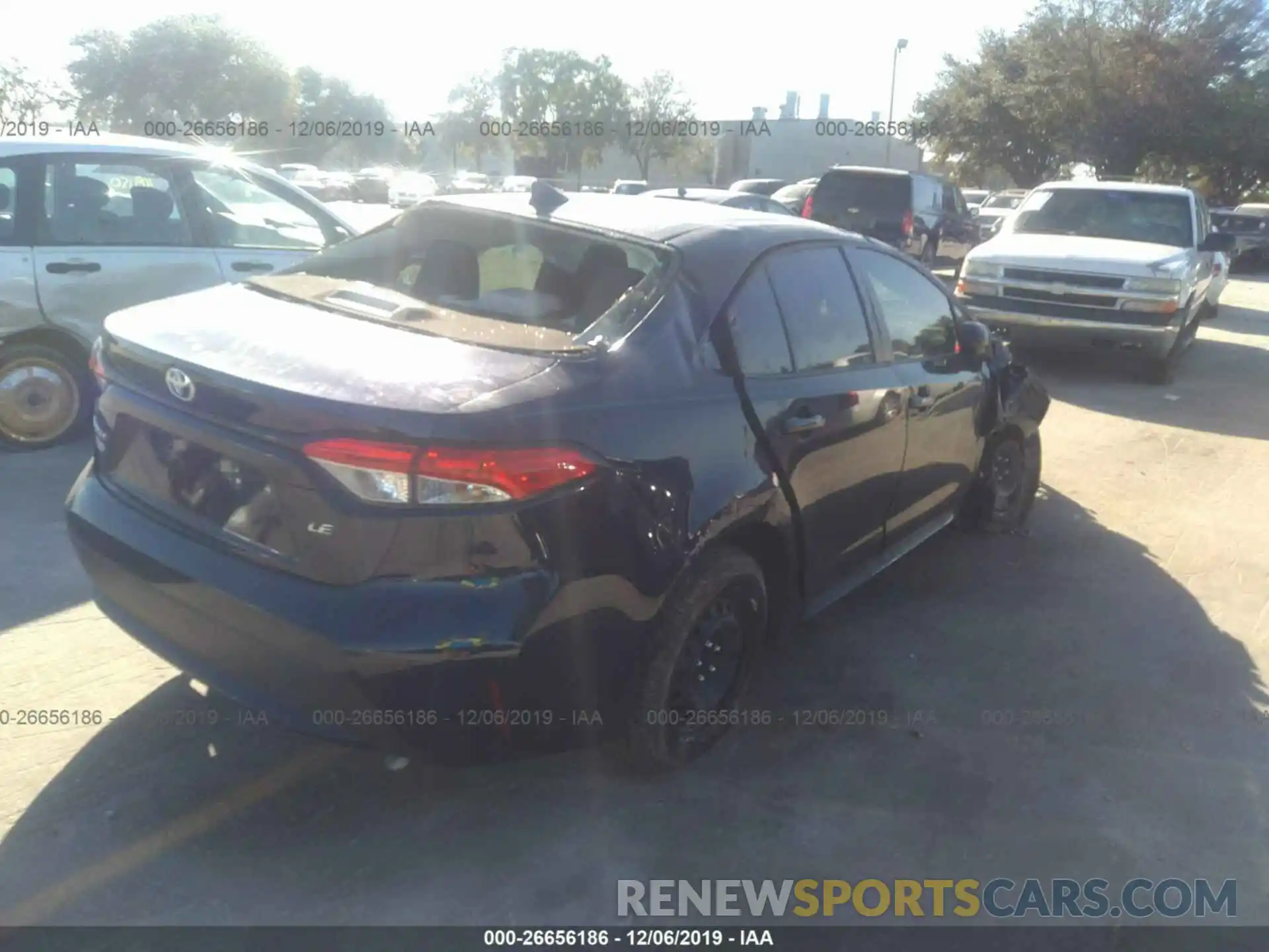 4 Photograph of a damaged car JTDEPRAE3LJ009645 TOYOTA COROLLA 2020