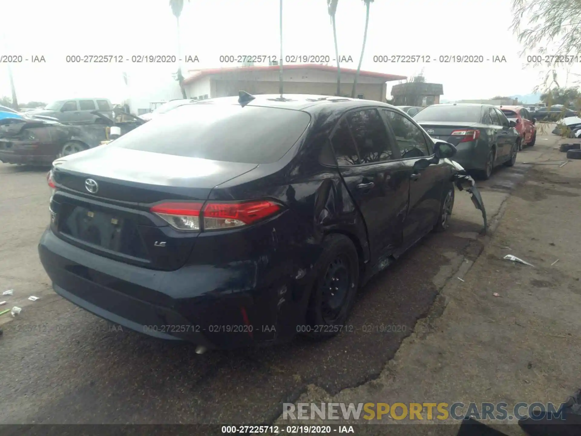 4 Photograph of a damaged car JTDEPRAE3LJ011105 TOYOTA COROLLA 2020