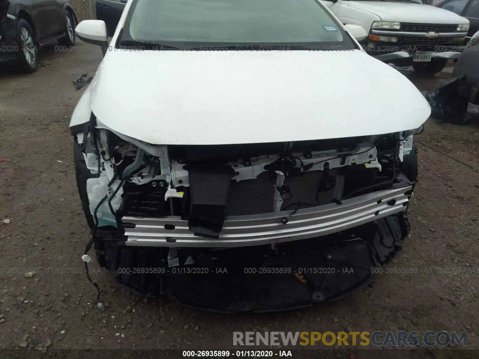 6 Photograph of a damaged car JTDEPRAE3LJ012237 TOYOTA COROLLA 2020