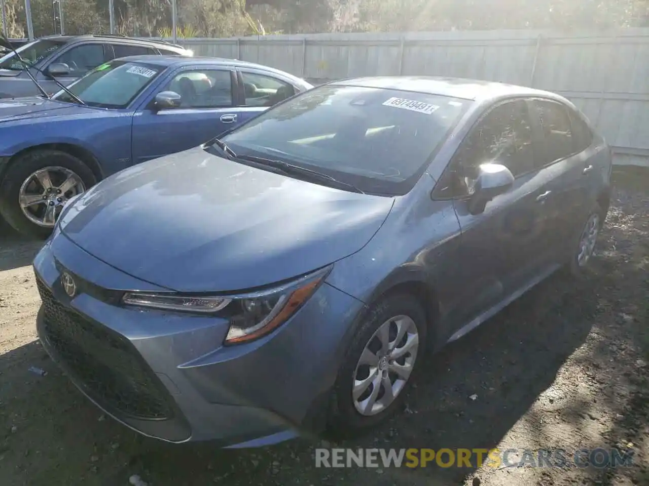 2 Photograph of a damaged car JTDEPRAE3LJ012805 TOYOTA COROLLA 2020