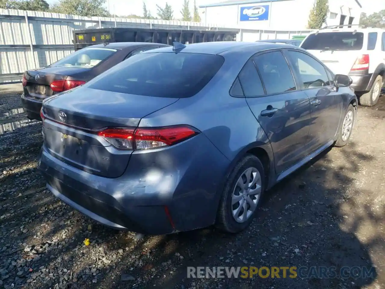 4 Photograph of a damaged car JTDEPRAE3LJ012805 TOYOTA COROLLA 2020