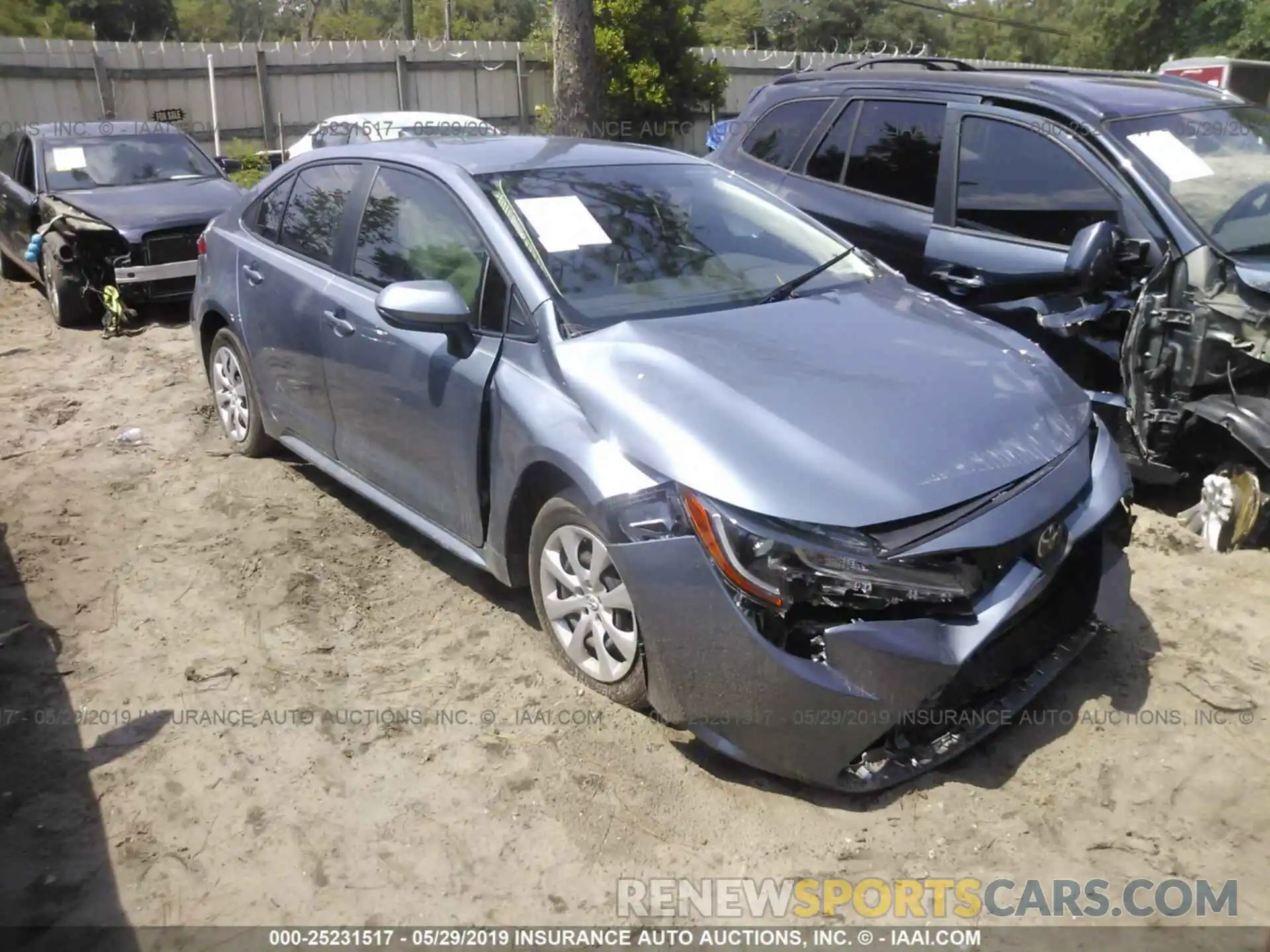 1 Photograph of a damaged car JTDEPRAE3LJ013243 TOYOTA COROLLA 2020