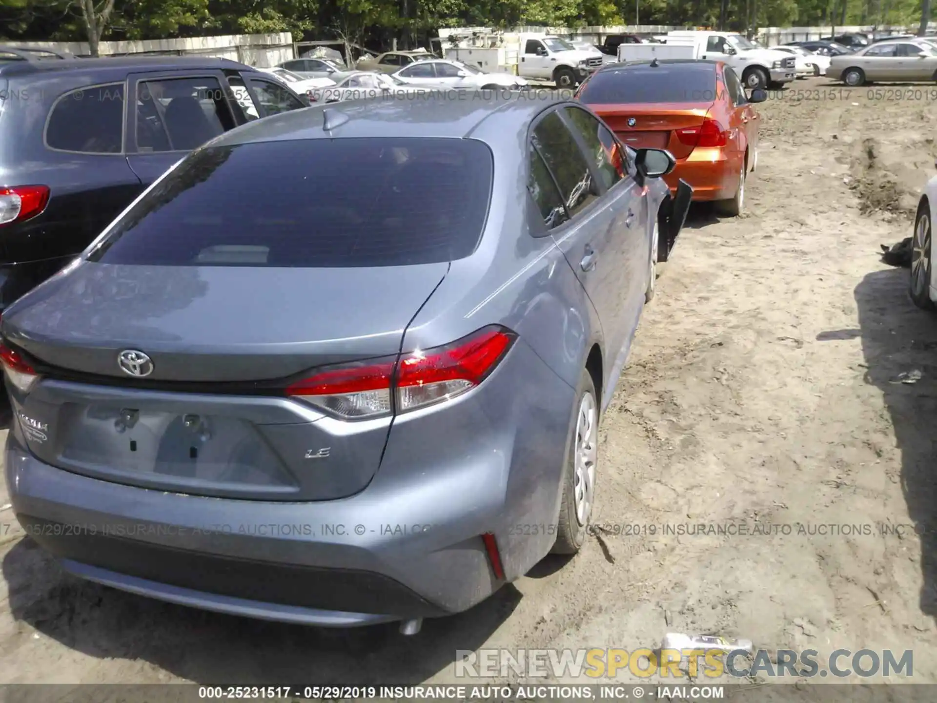 4 Photograph of a damaged car JTDEPRAE3LJ013243 TOYOTA COROLLA 2020