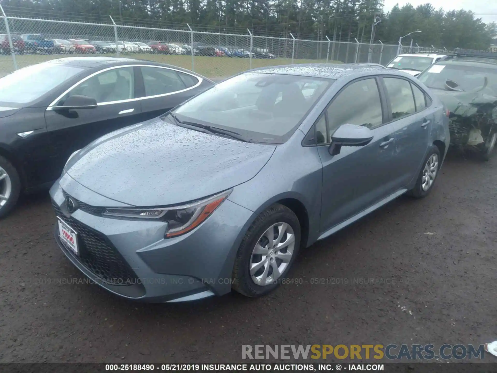 2 Photograph of a damaged car JTDEPRAE3LJ013288 TOYOTA COROLLA 2020