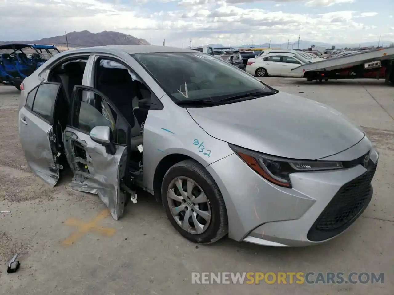 9 Photograph of a damaged car JTDEPRAE3LJ013548 TOYOTA COROLLA 2020