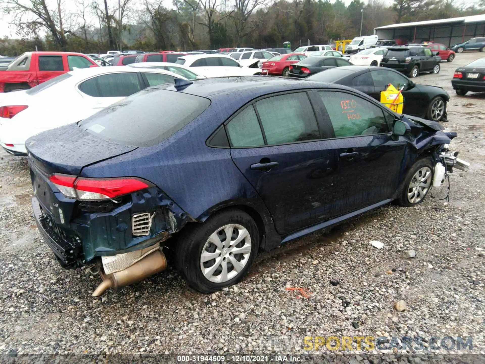 4 Photograph of a damaged car JTDEPRAE3LJ013789 TOYOTA COROLLA 2020