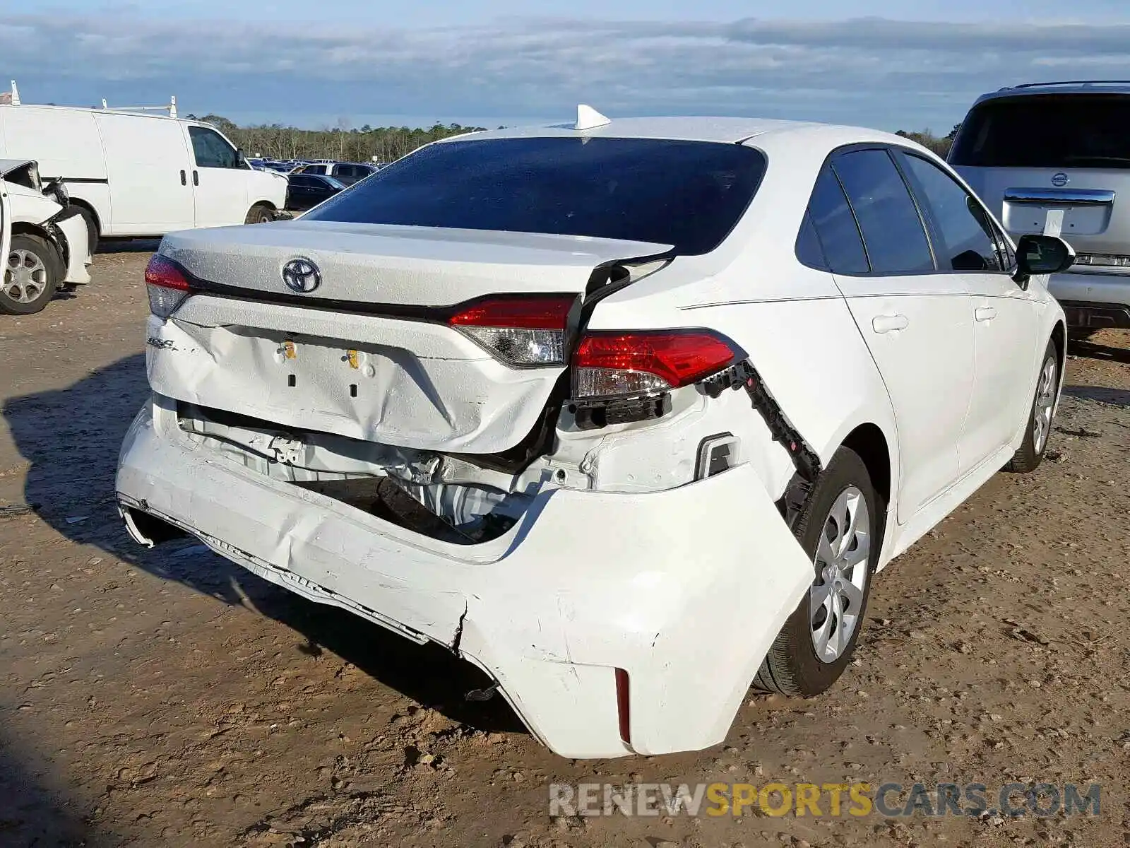 4 Photograph of a damaged car JTDEPRAE3LJ014019 TOYOTA COROLLA 2020