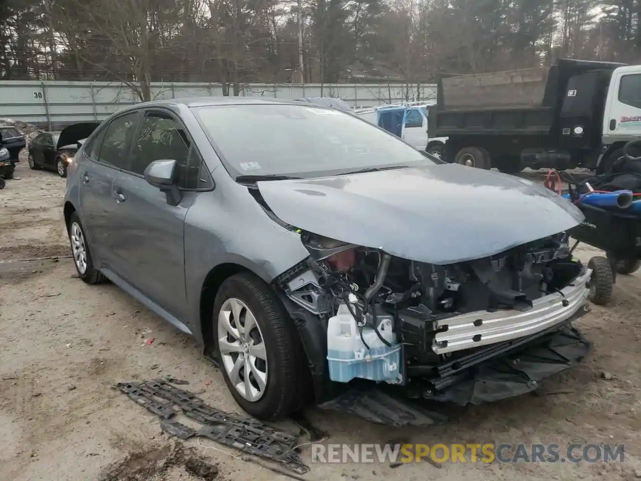 1 Photograph of a damaged car JTDEPRAE3LJ014053 TOYOTA COROLLA 2020