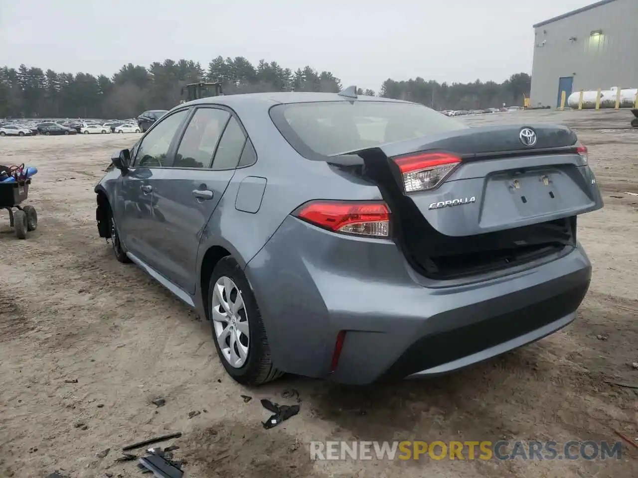 3 Photograph of a damaged car JTDEPRAE3LJ014053 TOYOTA COROLLA 2020