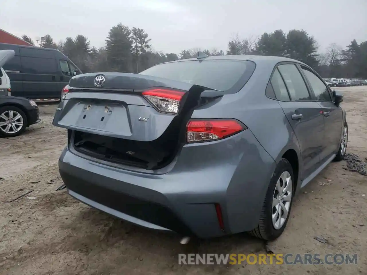 4 Photograph of a damaged car JTDEPRAE3LJ014053 TOYOTA COROLLA 2020