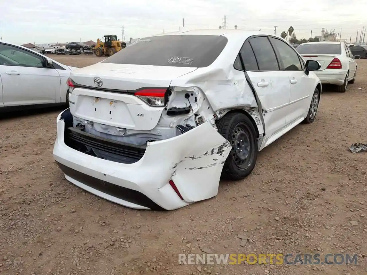 4 Photograph of a damaged car JTDEPRAE3LJ015235 TOYOTA COROLLA 2020