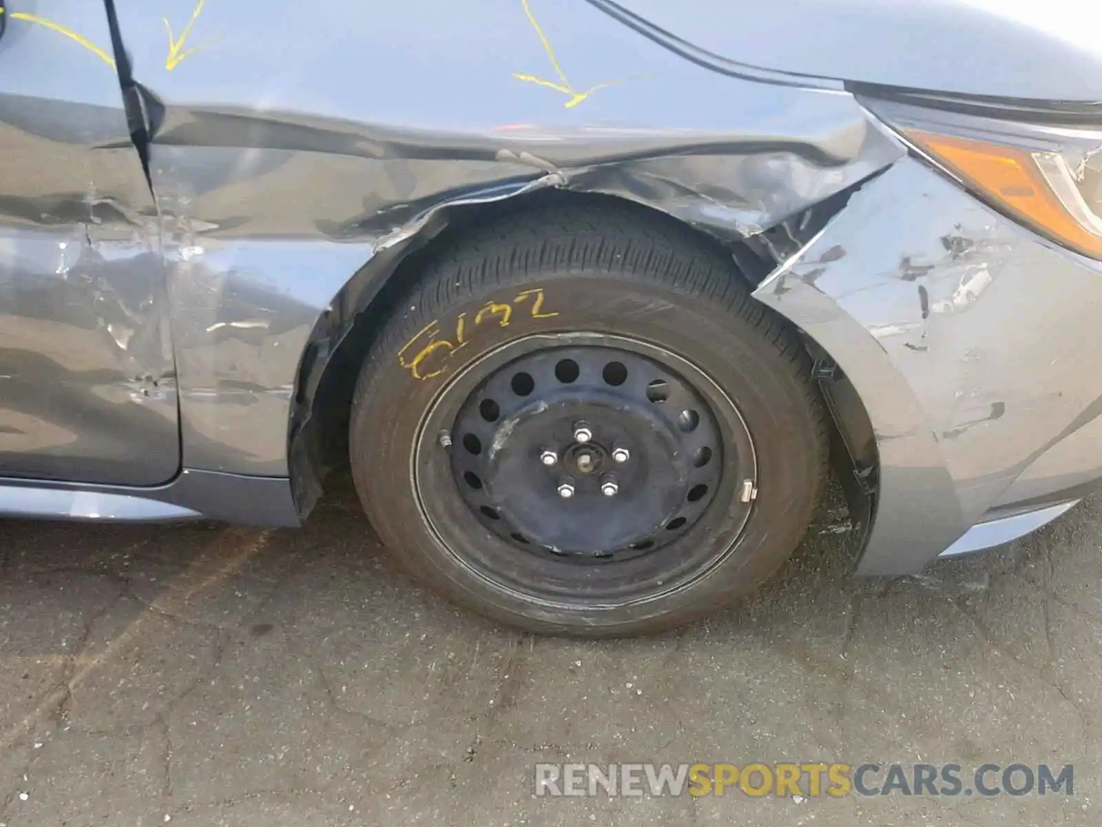 9 Photograph of a damaged car JTDEPRAE3LJ015283 TOYOTA COROLLA 2020