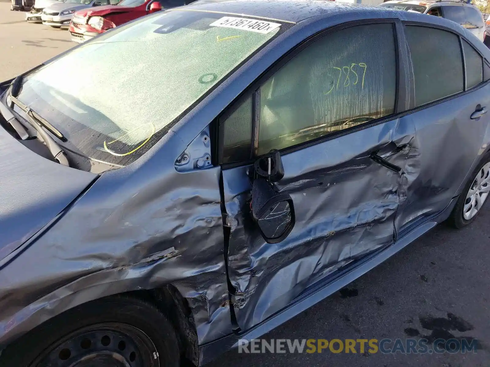 9 Photograph of a damaged car JTDEPRAE3LJ015414 TOYOTA COROLLA 2020