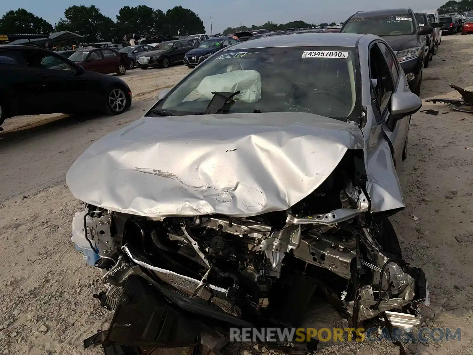 9 Photograph of a damaged car JTDEPRAE3LJ015591 TOYOTA COROLLA 2020